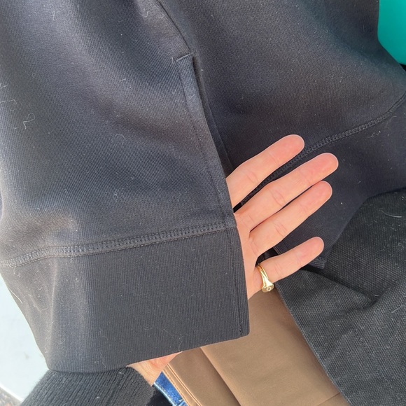 Closed Tunic Style Funnel Neck Sweatshirt - Picture 9 of 9